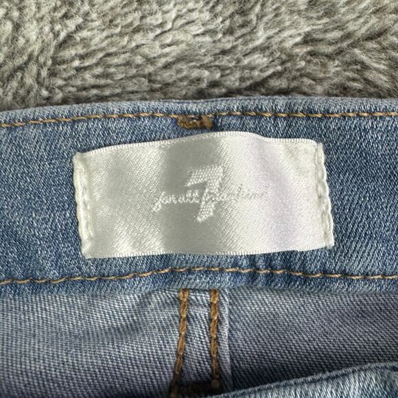 7 For All Mankind Kimmie Straight Leg Denim Jeans Women's 26 - Picture 5 of 11